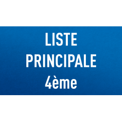 Liste principale 4ème