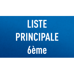 Liste principale 6ème