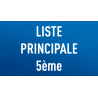 copy of Liste principale 6ème