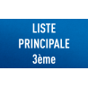 copy of Liste principale 6ème