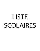 Listes scolaires